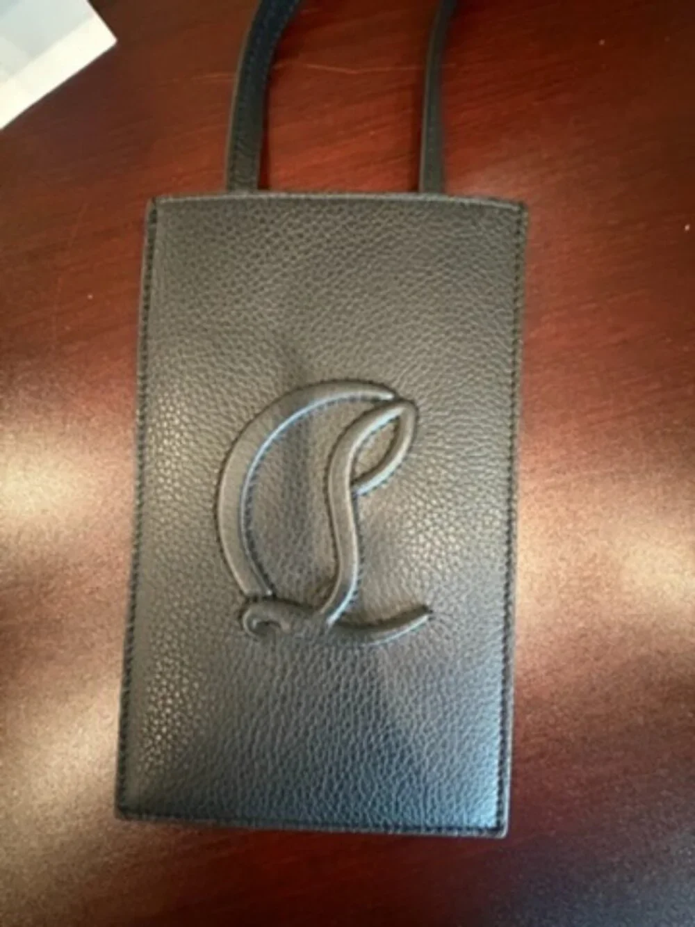 Christian Louboutin leather by my side phone crossbody NWT